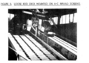 A black and white photo of an industrial area.