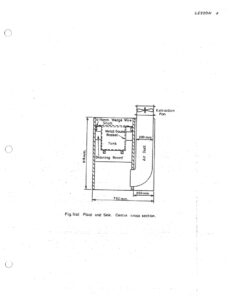 A drawing of the floor plan for a house.