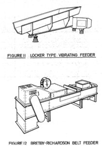 A drawing of two different types of machines.